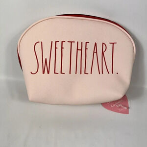 RAE DUNN "Sweetheart" Cosmetic‎ Bag Light Pink